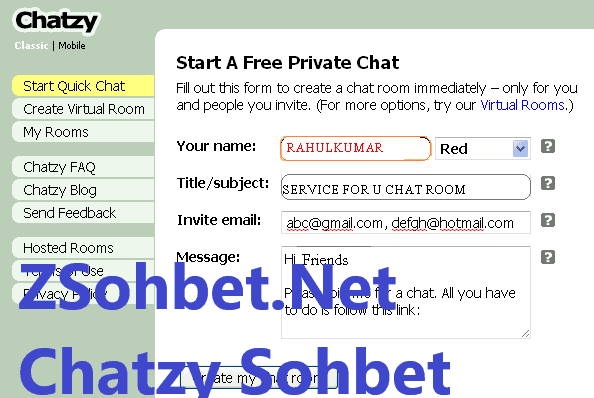 Chatzy Sohbet